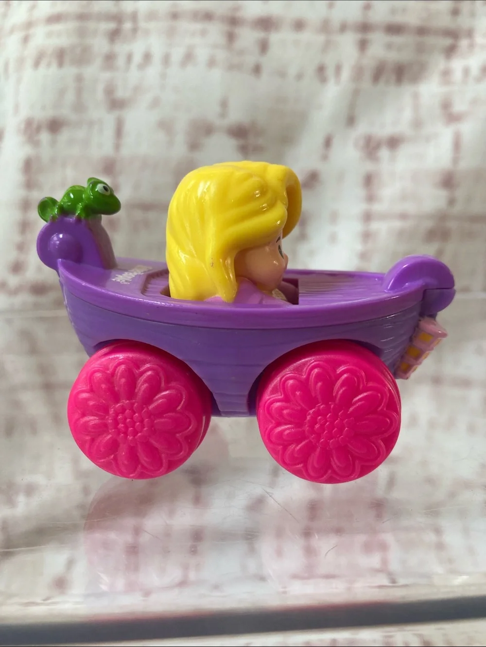Fisher-Price Disney Little People  Wheelies Tangled Rapunzel Boat  Pascal Car
